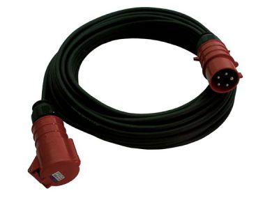 Krachtstroomkabel 400V 32A 25 meter