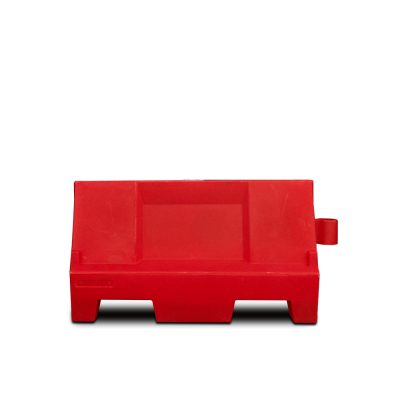 Kunststof verkeersbarrier rood/wit - Afbeelding 2