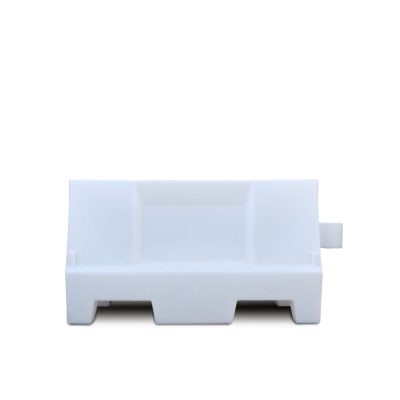 Kunststof verkeersbarrier wit/rood - Afbeelding 2