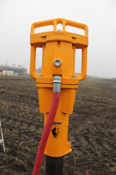 Palenrammer op perslucht - 50 kg
