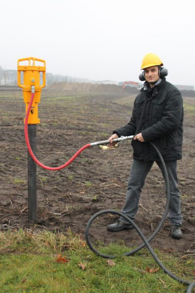 Palenrammer op perslucht - 50 kg - Afbeelding 2