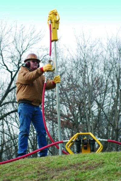 Palenrammer op perslucht - 25 kg - Afbeelding 2
