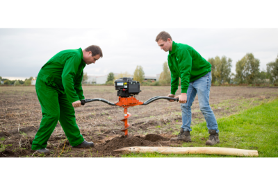 Grondboor benzine 2-persoons