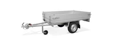 Aanhangwagen enkel-asser open