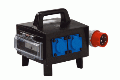 Mini verdeel-zwerfkast 400V 32A