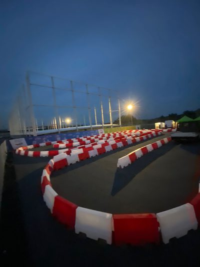 Kunststof verkeersbarrier wit/rood - Afbeelding 3