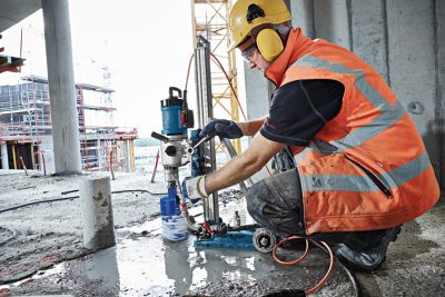 Diamantboormachine zwaar op boorstatief