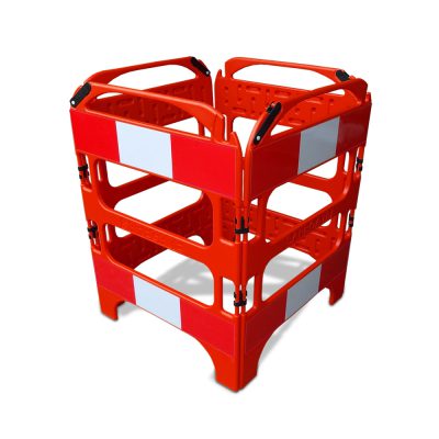 Vouwhek Safegate rood