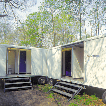 Luxe toiletwagen / Gemengde wagen