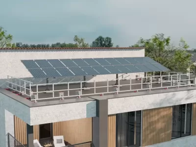 Roofshelter (dakrandbeveiliging kopgevels) - Afbeelding 3