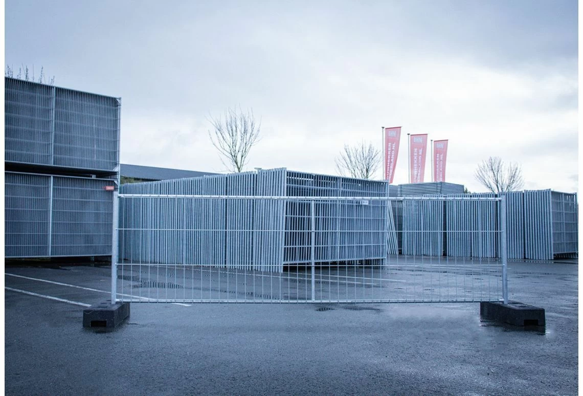 Bouwhek/Opzethek zwart gezeild